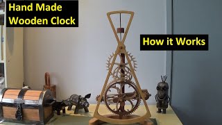 Hand Made Wooden Clock - How it Works