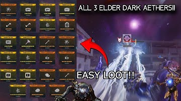 Every TIER 5 ELDER dark Aether!! | SOLO | Amazing LOOT!! [ALL CONTRACTS] Modern Warfare Zombies MWZ