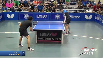 2016 Butterfly Badger Open - Open Singles Semi-Finals #1