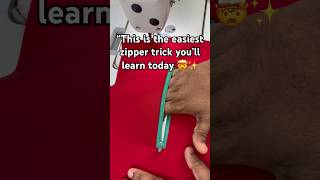 Easy Zip Stitching Trick ✂️ Beginner Friendly Sewing Tutorial
