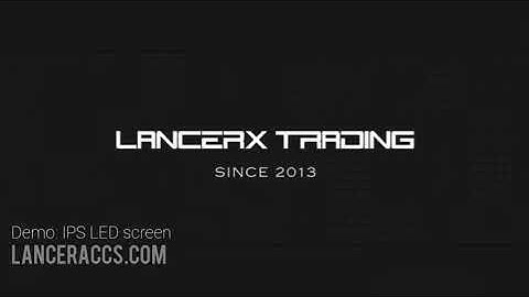 [Demo] IPS LED screen Android headunit Mitsubishi Lancer Proton Inspira