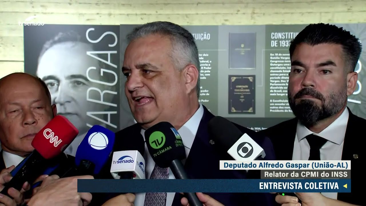 Alfredo Gaspar da CPMI do INSS fala dos depoimentos de hoje na comissão - 28/10/2025