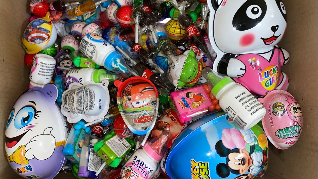 No Talking Candy ASMR | Kinder Chocolate, Lollipops Sounds