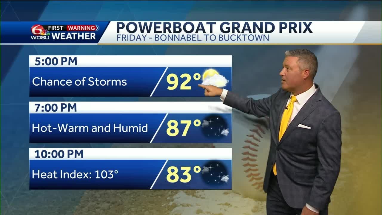More storms and staying hot and humid in your New Orleans weather ...