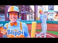 Baseball Blippi's Home Run ⚾ | Blippi Songs 🎶| Educational Songs For Kids