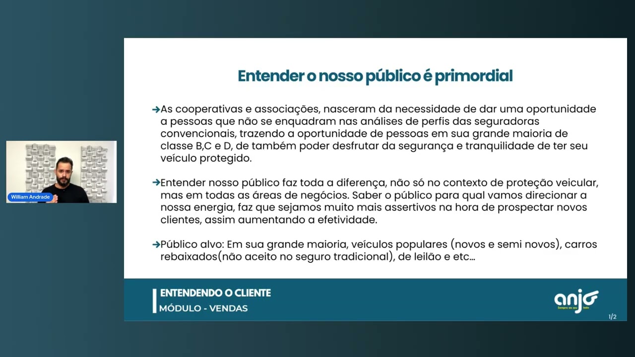 Gravação Anjo   Curso Anjo   Módulo de Vendas   Entendendo o cliente