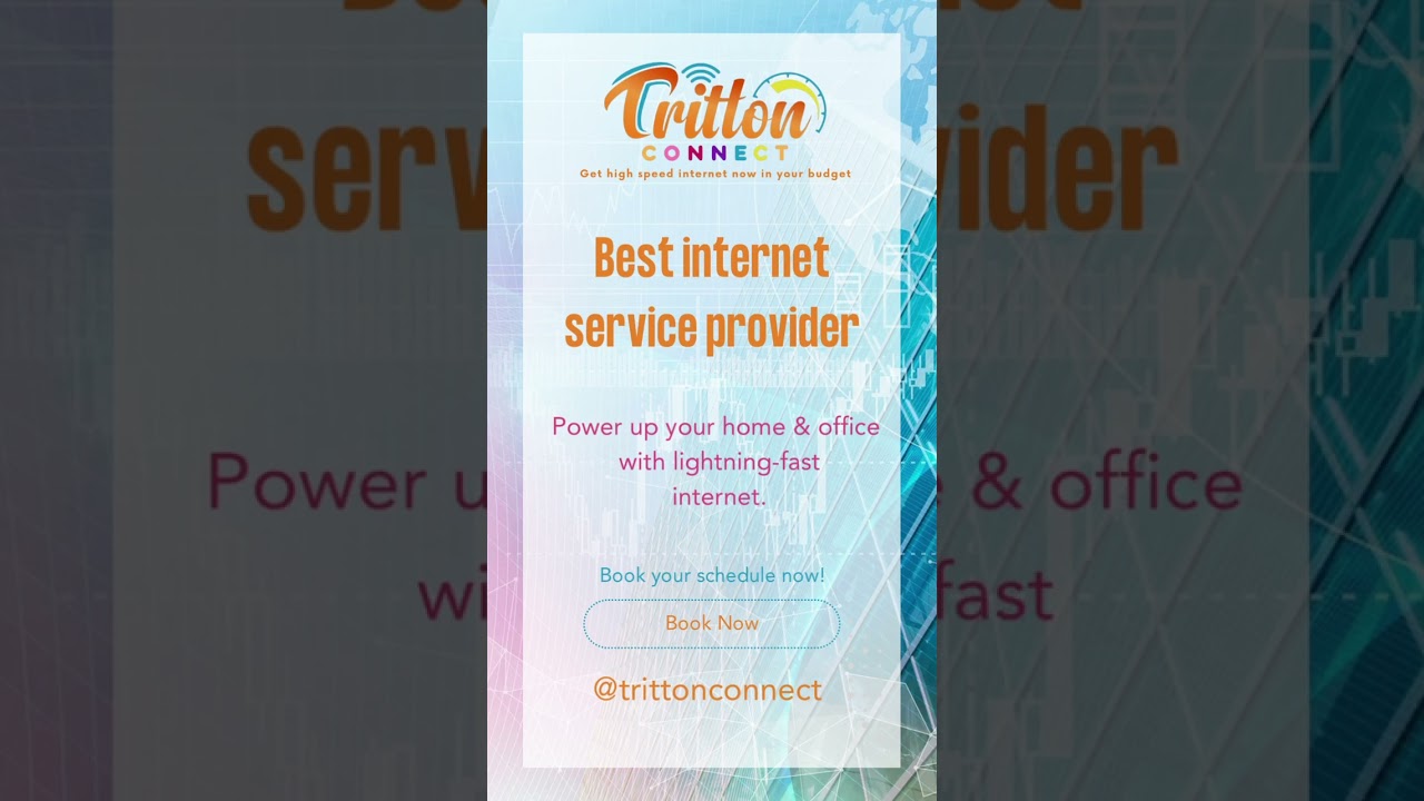 Fast. Reliable. Always Connected – Choose the BEST Internet Service Provider today! ⚡📶