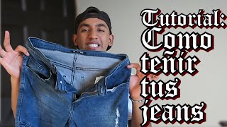 Casco Oblongo Oculto Tutorial: COMO TEÑIR UNOS JEANS - Mosh Moshan - YouTube