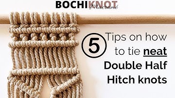 5 tips voor het maken van de dubbele halve knoop | Stap-voor-stap handleiding voor het maken van ...