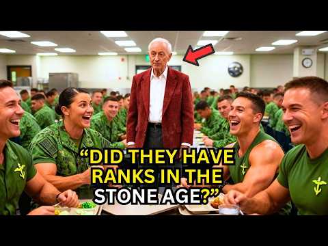 SEAL Jokingly Asked For the Old Veteran's Rank — Until His Reply Made the Entire Mess Hall Freeze