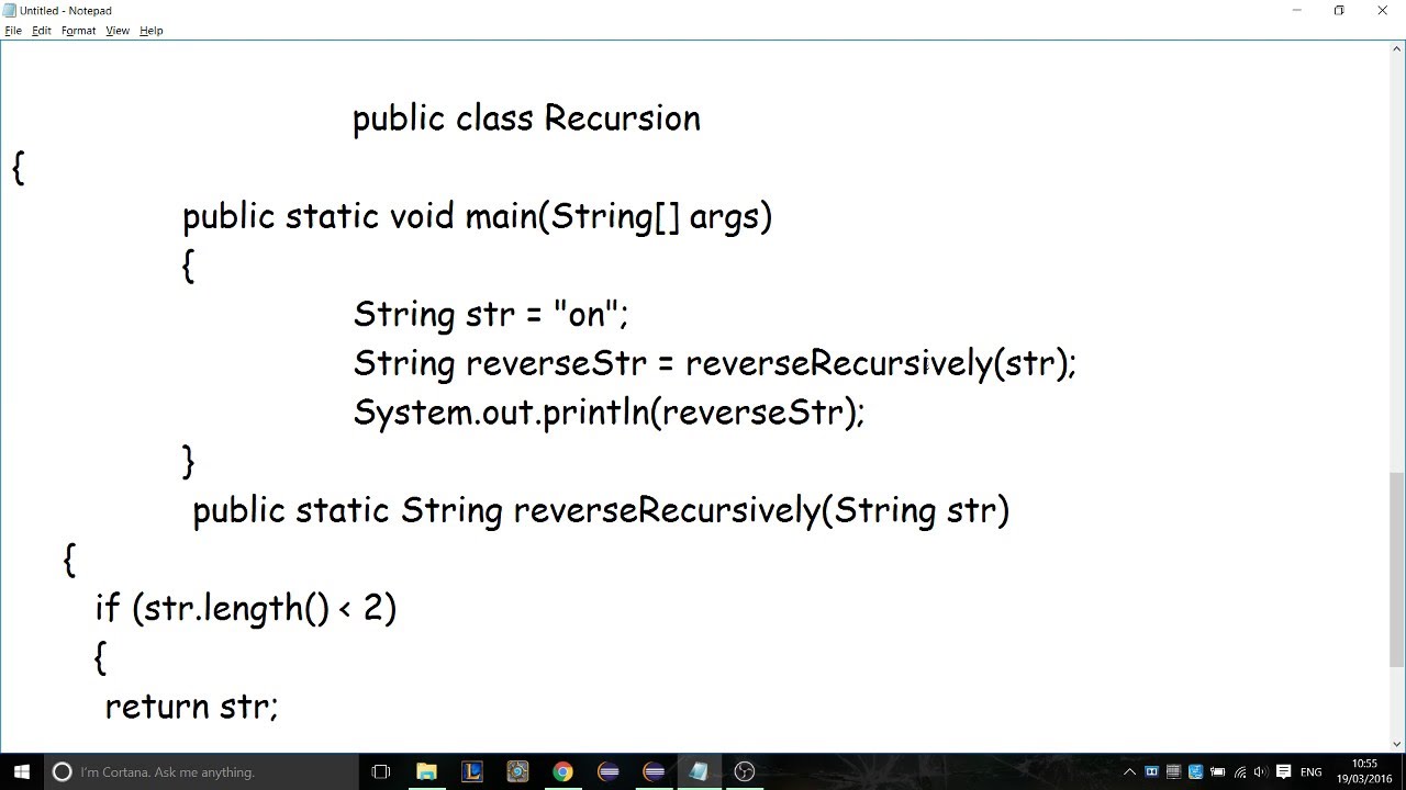 Reverse a String in C++