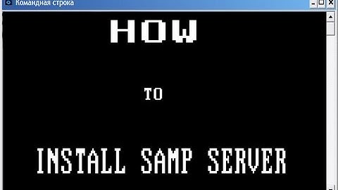 GTA SAMP: Как создать свой сервер 0.3e, объяснения голосом