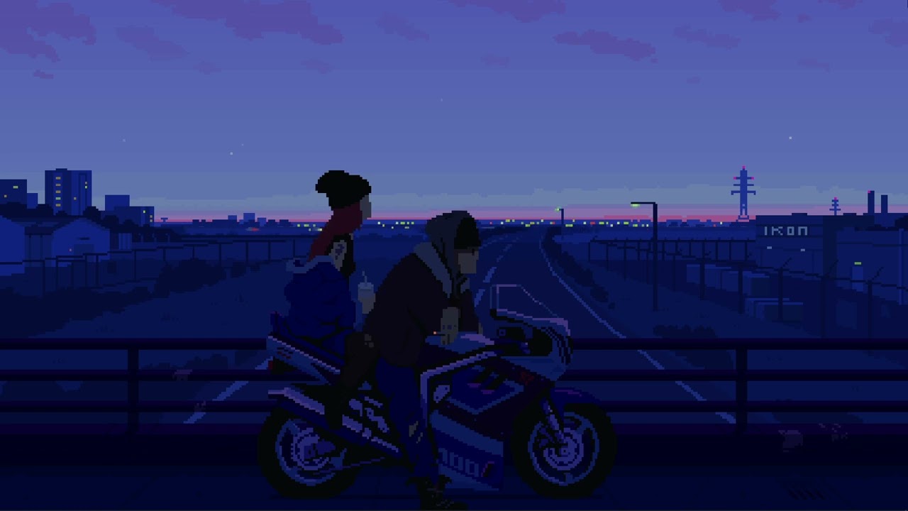 Wallpaper Engine Motorcycle pixel art by ШМАЛЬ YouTube