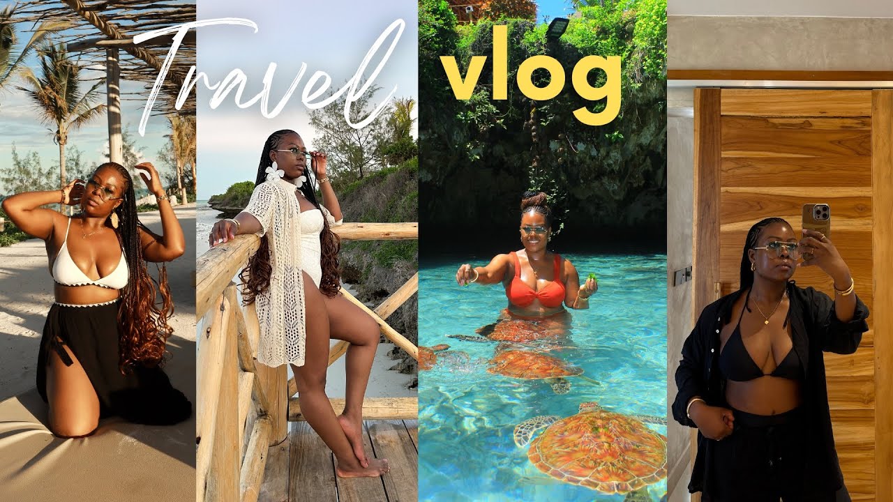 VLOG: GIRLS HOLIDAY IN ZANZIBAR, SWIMMING WITH TURTLES
