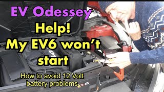 How to avoid a flat 12v battery in a Kia EV6 or Ioniq 5