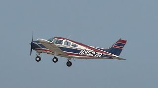 Beech A23 Musketeer II (N3527R) departing at Brookhaven Calabro Airport