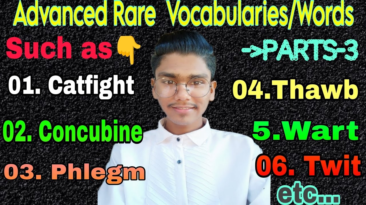 Daily Useful Very Rare Or Vocabularies/Words YouTube