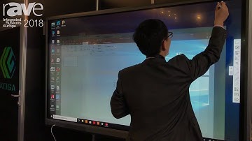 ISE 2018: Clixup Touch Features Interactive Whiteboard Products for Education Applications