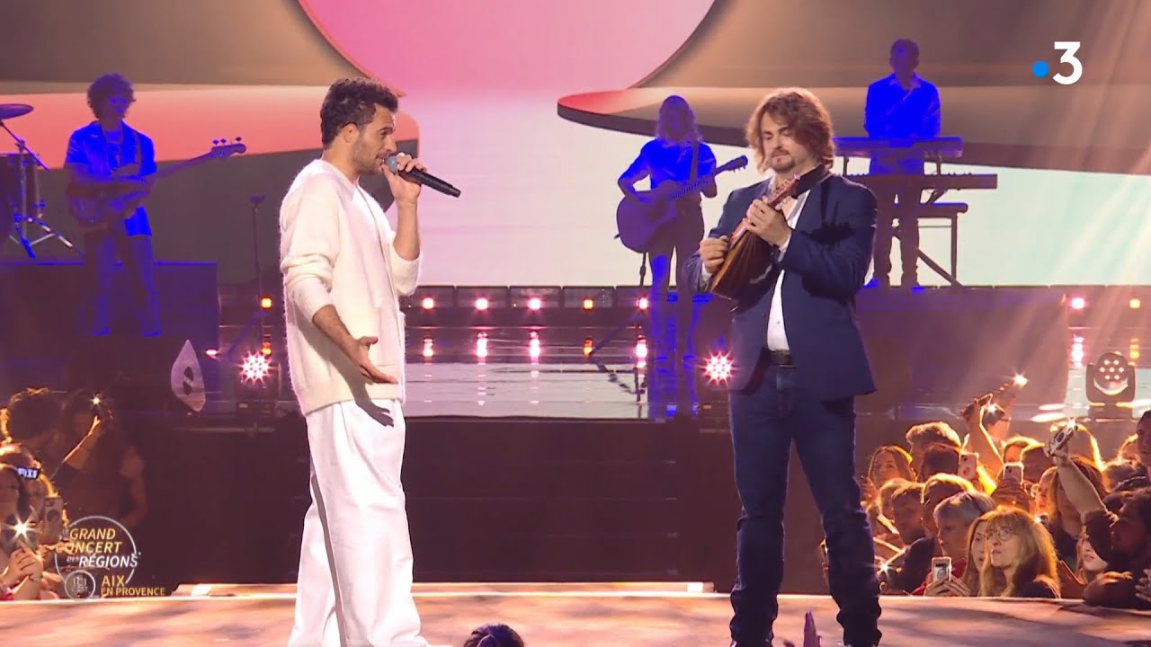 Amir et Vincent Beer-Demander - Je l'aime à mourir (Francis Cabrel) - Le Grand concert des régions