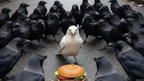 You Won’t Believe Your Eyes… A Real White Crow Has Been Spotted!