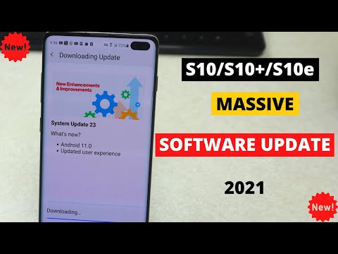 सैमसंग गैलेक्सी S10/S10+ सॉफ्टवेयर अपडेट - 2021 | अभी अपडेट कैसे प्राप्त करें!