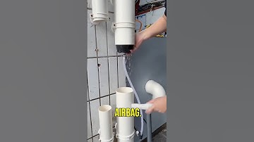Genius Plumber Hack! 🚰 How to Stop Water Flow in Pipes with an Air Bag | DIY Plumbing Trick"