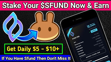 How To Stake SFUND 🤠 Sfund Staking & Farming 🤠 Get $5 - $10 Daily 💝 #Newairdrop #Crypto #Sfund