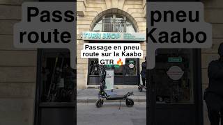 J'INSTALLE ENFIN UN PNEU ROUTE SUR LA KAABO #trottinette #kaabo #escooter #escooter #tubeless