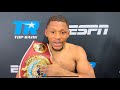 BRIAN NORMAN AFTER KNOCKING OUT GIOVANNI SANTILLAN: CREDITS TERENCE CRAWFORD SPARRING EXPERIENCE