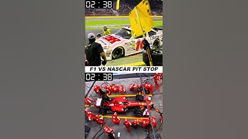 F1 vs NASCAR Pit Stop