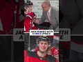 Jack Hughes with a smile update #hockey #jackhughes