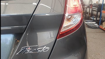 Ford fiesta...rear light...reverse light bulb removal and replace...how to