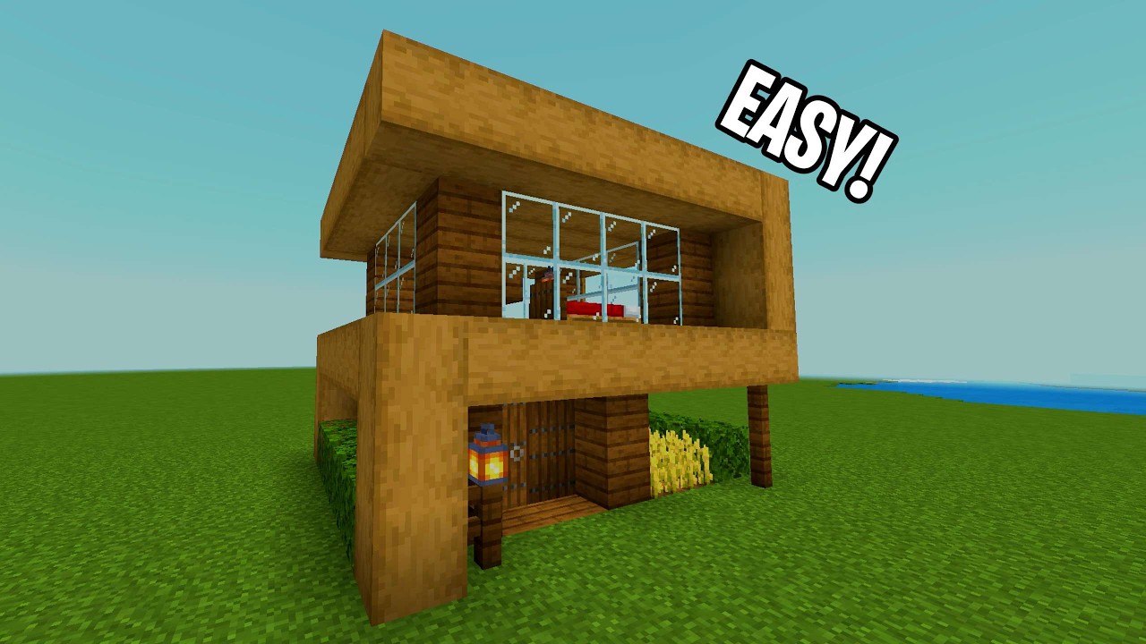Minecraft EPIC Survival Starter House Tutorial! - YouTube