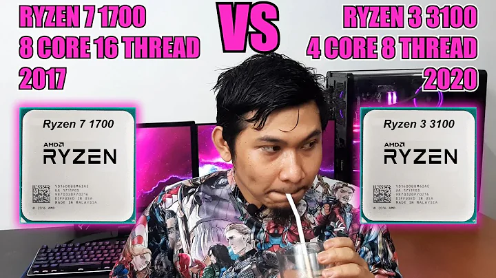 RYZEN 3 3100 vs RYZEN 7 1700: パフォーマンス比較