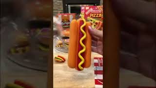 Mini Vs Giant Gummy Hotdog