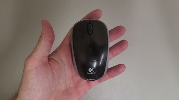 How to replace the batteries on a Logitech M-R0013 wireless mouse