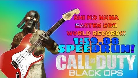 Black Ops Zombies Shi No Numa Co-Op Song WORLD RECORD (1:59:88)