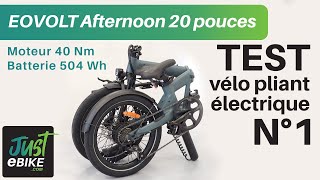Vélo électrique pliant EOVOLT Afternoon, le N°1 des vélos pliants électriques en France ?  005