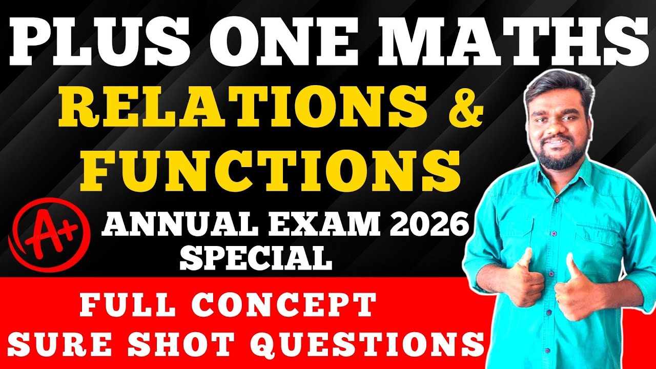Plus One Maths | Relations & Functions | Full concept | Sure shot ...