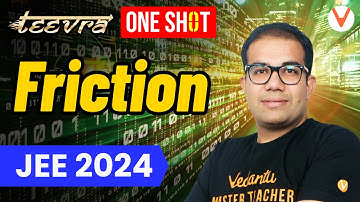 JEE 2024 | Teevra Series | Friction | Free Crash Course | Vinay Shur Sir