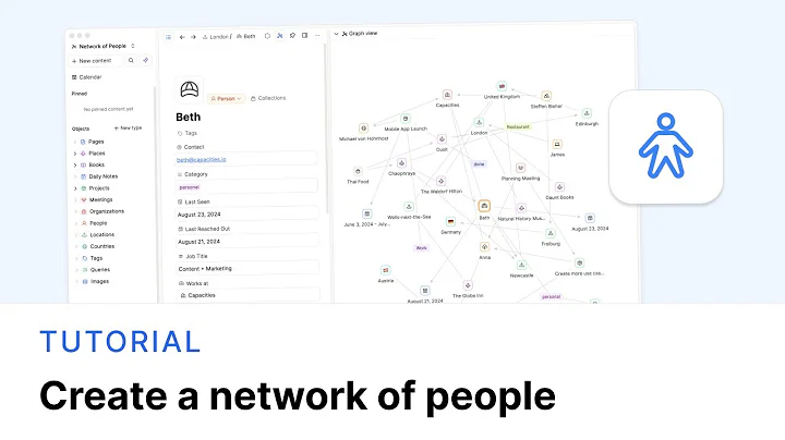Create a Network of People in Capacities