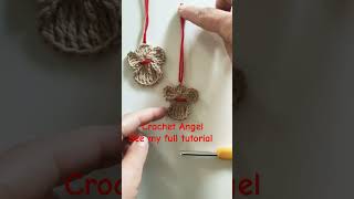 Crochet Angel Full tutorial on my channel Cute for Beginners #shorts #tutorial