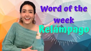 Spanish Word of the Week 99: Relámpago -- 1 minute series by Let's Learn Spanish! 255 views 4 days ago 55 seconds