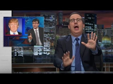 Watch John Oliver urge Trump to run for President