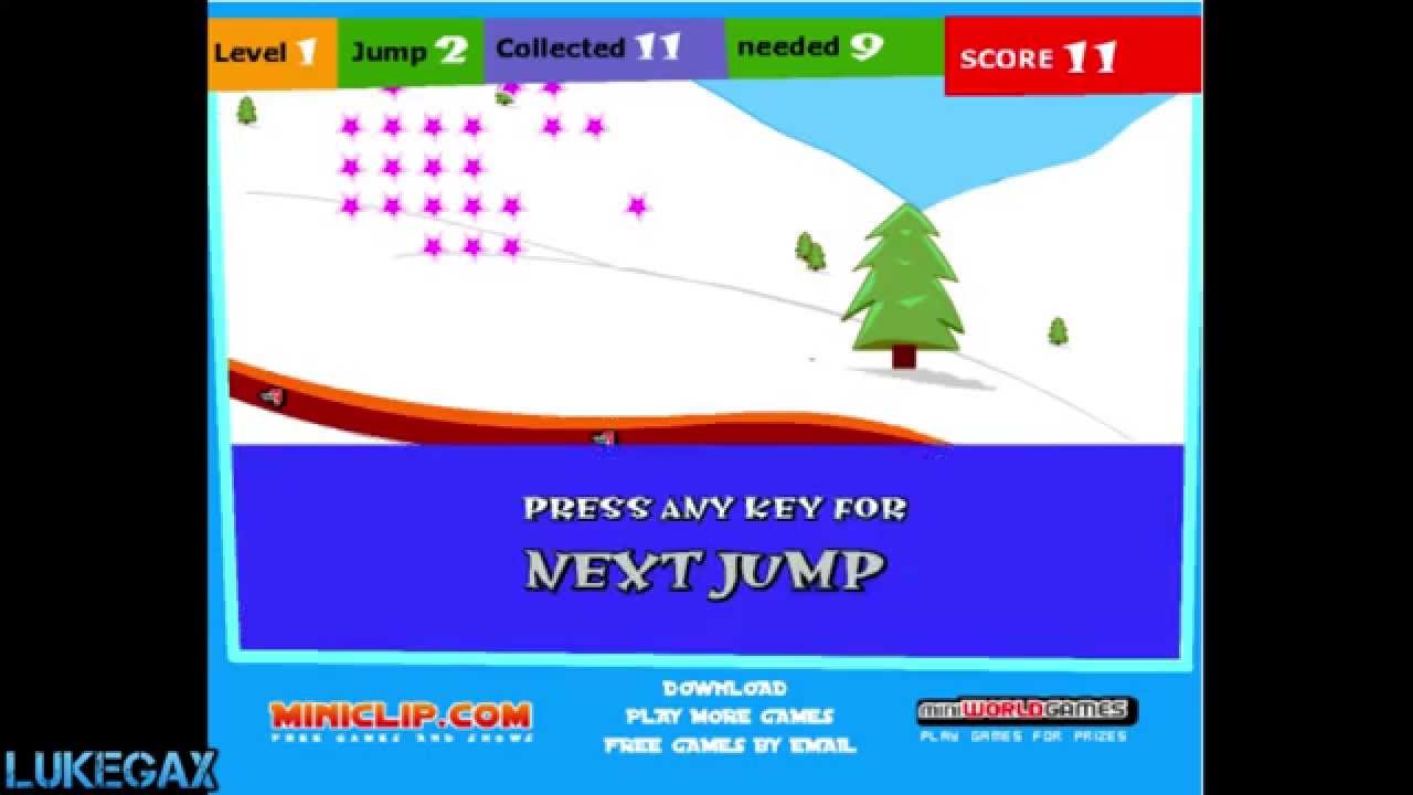 377 Santa Ski Jump Flash Youtube with regard to Ski Jumping Miniclip