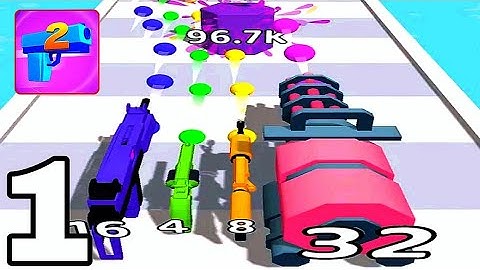 Merge Gun Run (Early Access) - Walkthrough Part 1 Levels 1-10 - Android ios Gameplay