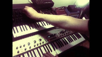 King Korg controling MS-20 mini + Monotribe + MFB-522