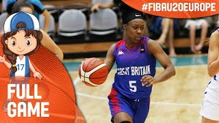 Great Britain v Ireland - Full Game - FIBA U20 Women's European Championship 2017