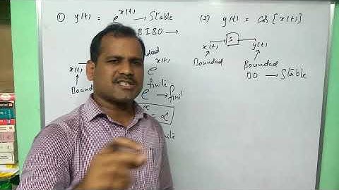 stable and unstable systems - GATE practice example 3 - signals and systems