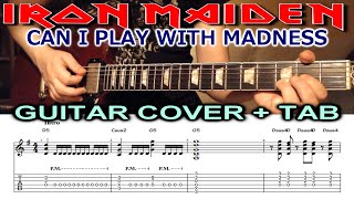 IRON MAIDEN Can I Play With Mandess GUITAR TAB COVER | Lesson | Tutorial | How To Play